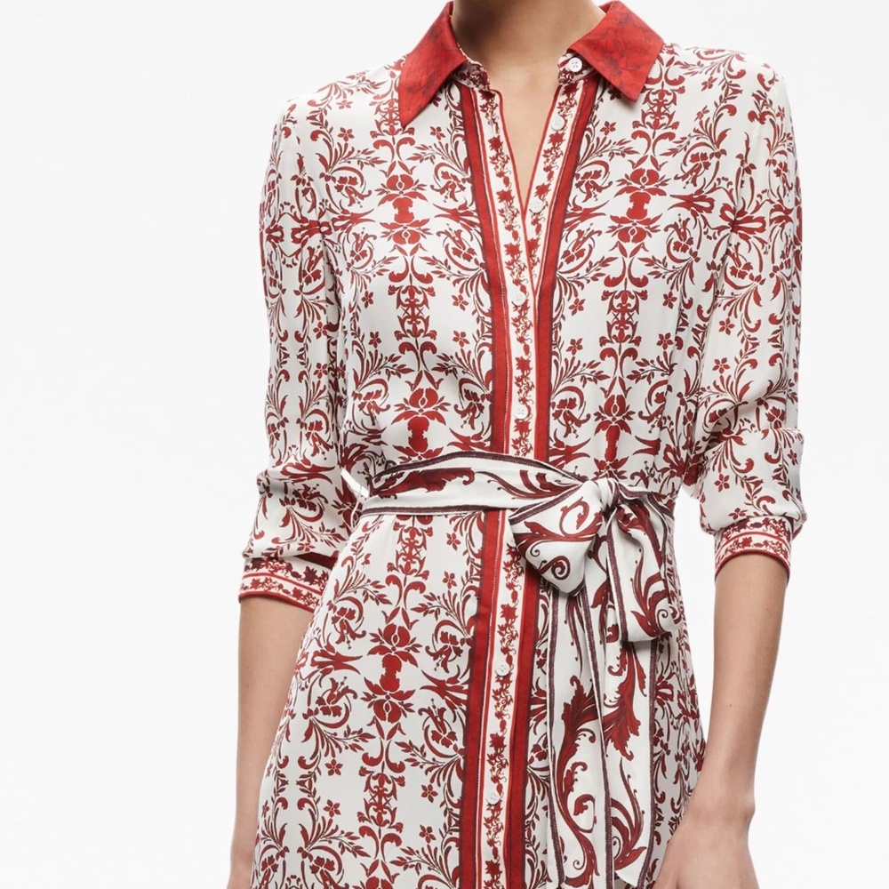 Alice + Olivia Cassidy Dress Maxi Button Up - Picture 4 of 9